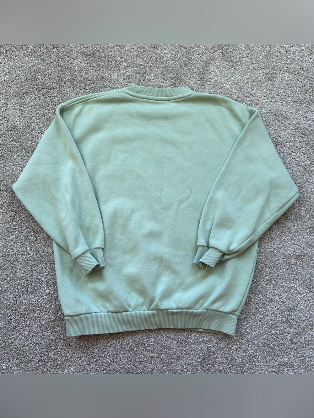 Women’s Nike Sportswear Phoenix Fleece Crewneck Sweatshirt Mint Green Small - Picture 7 of 8